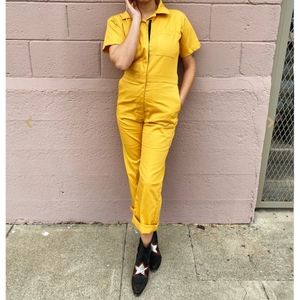 ☀NWT! Nooworks Coveralls, Mustard Yellow, XS☀